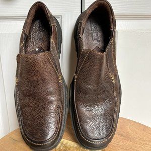 BORN Slip On Leather Loafer Driving Moc Shoe